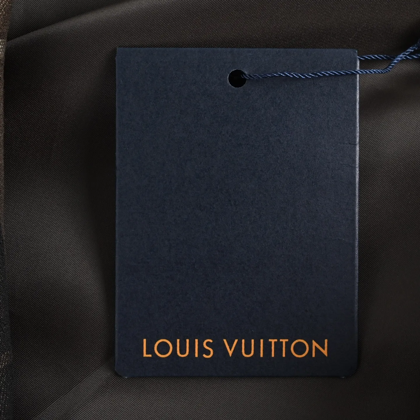 Louis Vuitton/Louis Vuitton old pattern plaid letter embroidered zipper hooded jacket